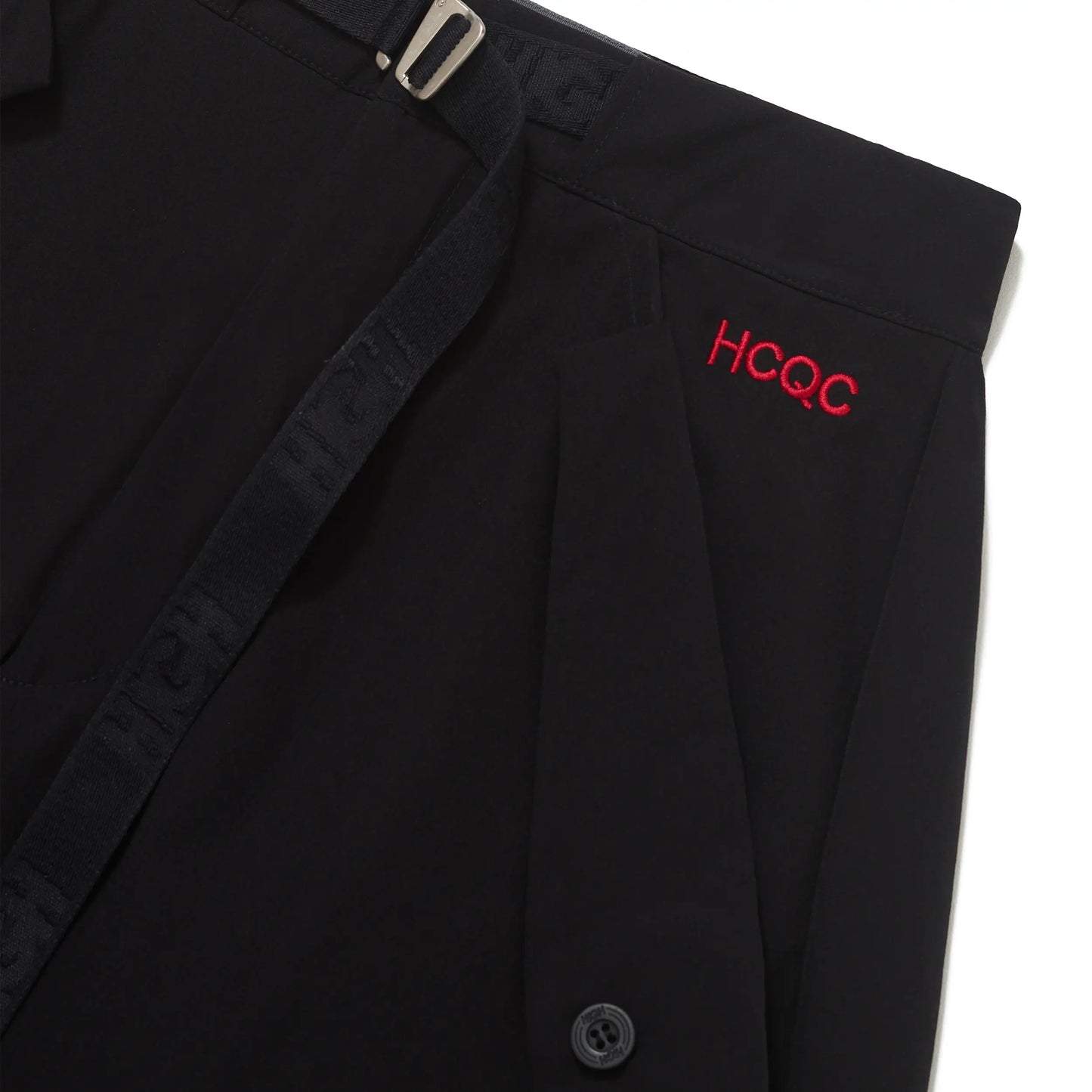 Oversized Nylon Skirt Black